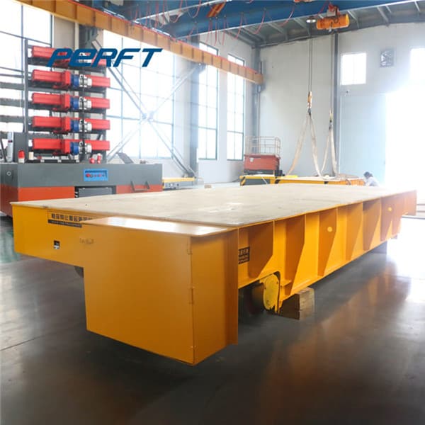 Whosaler Electric Flat Cart For Transporting Steel Structure Parts